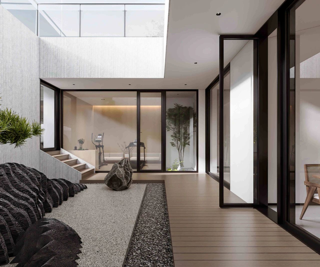 摩登东方天鸿首府别墅丨中国烟台丨烟台如奕设计装饰有限公司-5