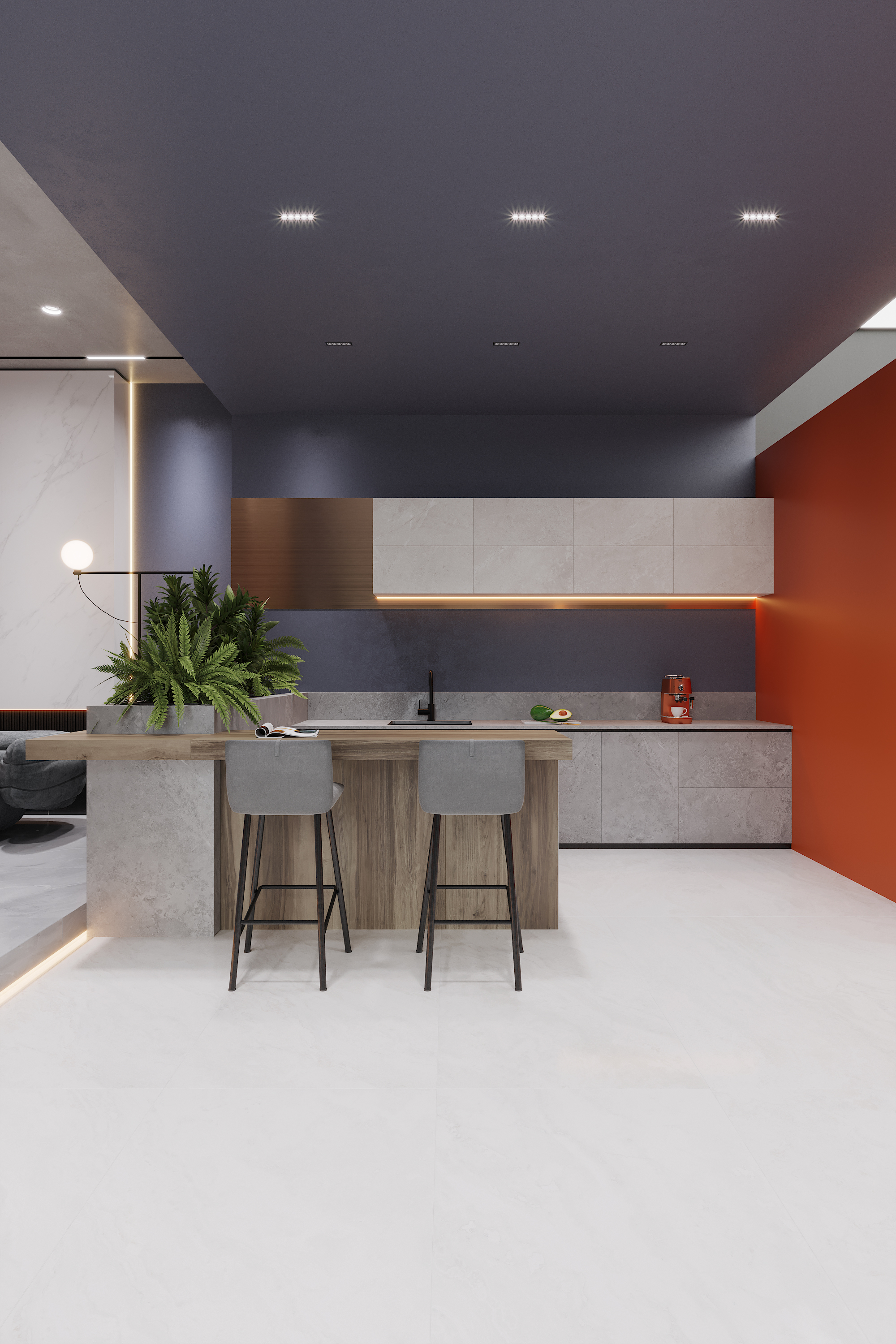 河南三门峡 180 平米室内设计案例解析 | 简约现代风-33