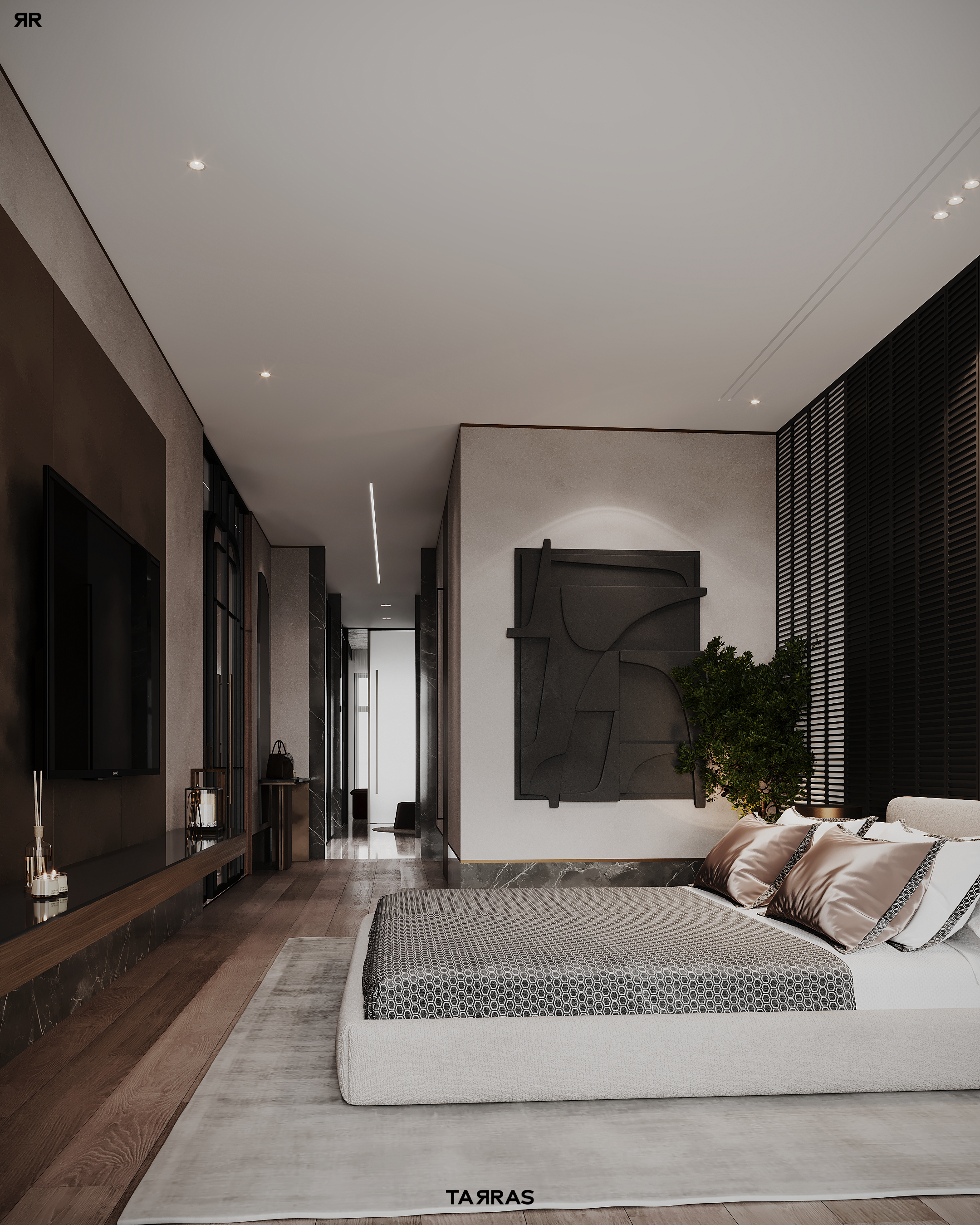 Dark Master Bedroom-1