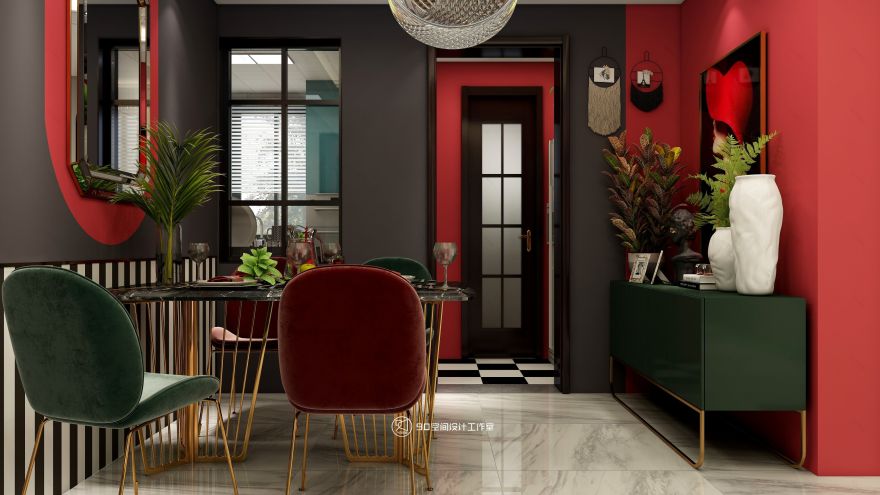 修炼爱情 · 轻奢 90 平方 2 房 2 厅 1 卫设计-34