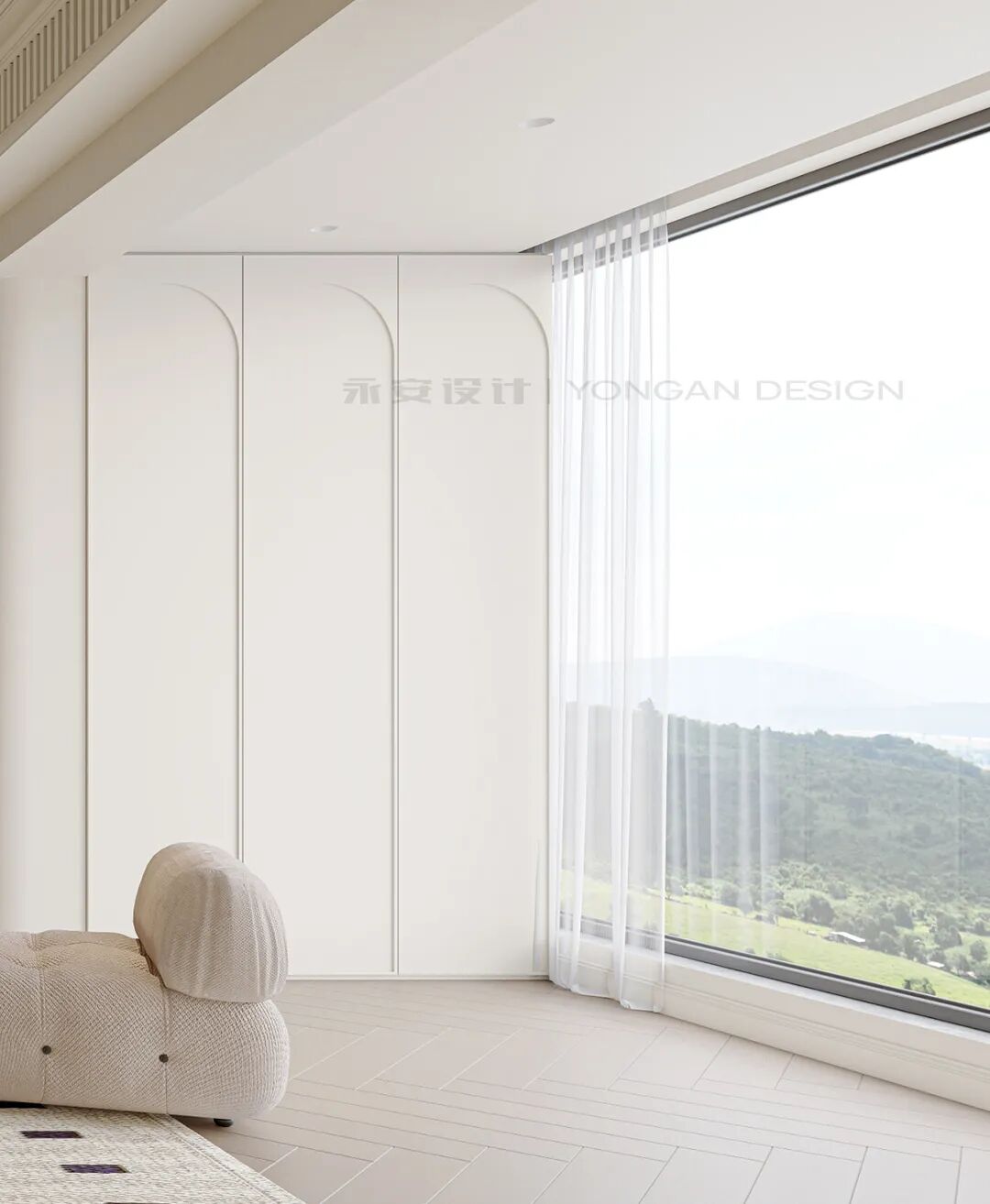 永安新作丨绿海湾110m²【皎洁入梦·诗意法式】-47