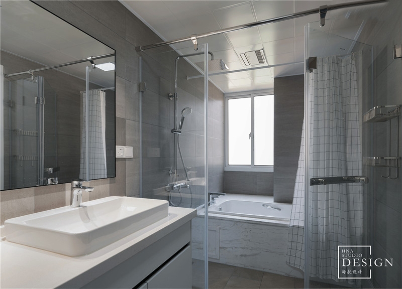 170㎡随性自在的黑白简约住宅  海航设计-20