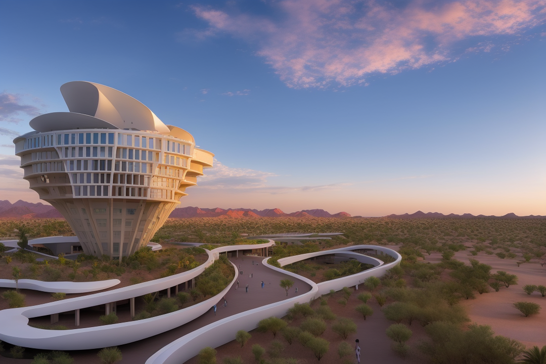 AI绘画之路-沙漠绿洲酒店-10