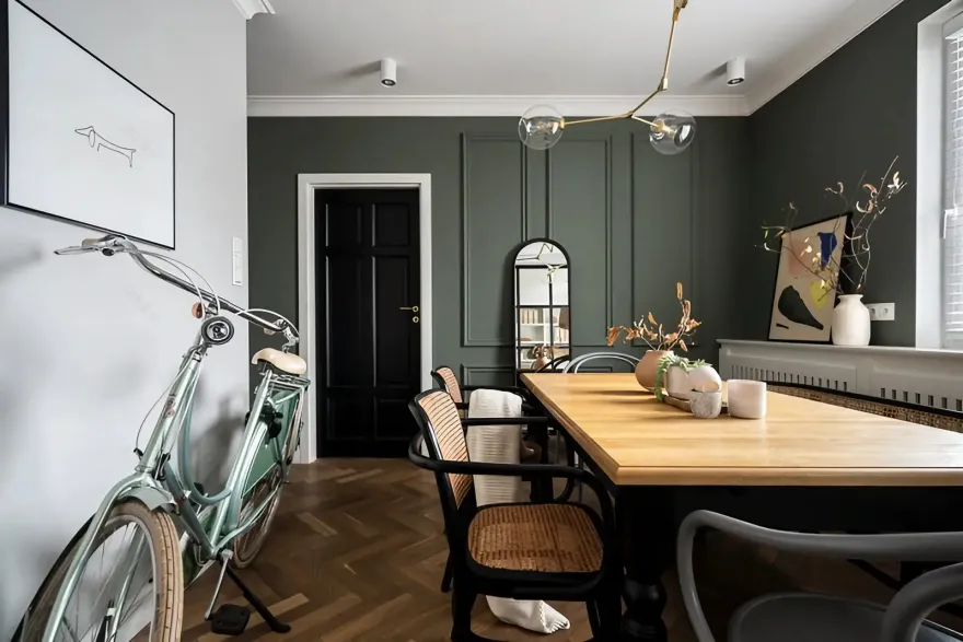 波兰夫妇的绿色 loft 梦想之家-3