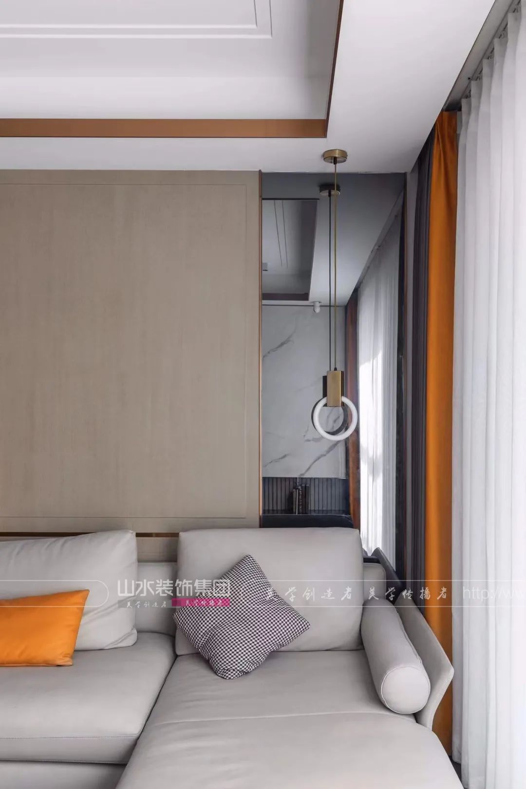 悦湖山院现代轻奢家居设计丨李森-28