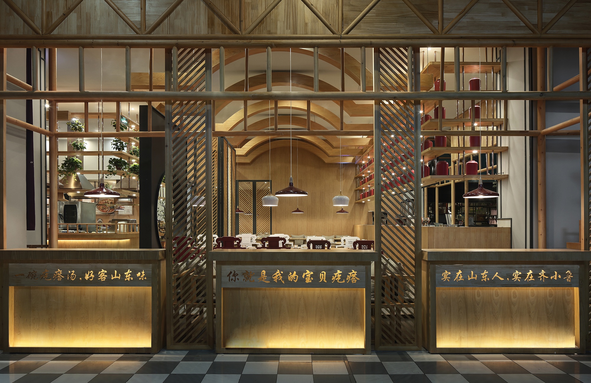 齐小鲁海鲜疙瘩汤丨中国济南丨威实空间设计-41