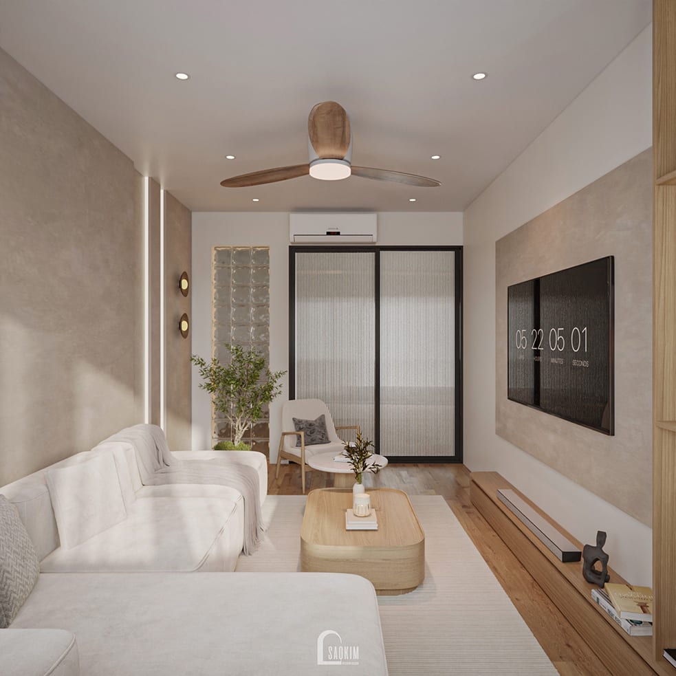 50m² 5 层Japandi风格联排别墅设计丨越南河内-8