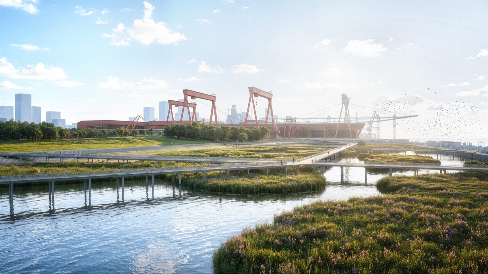 上海“V”型海岸带生态空间规划设计丨中国上海丨WEi Studio,清华建筑设计院,上海市政工程设计总院-36