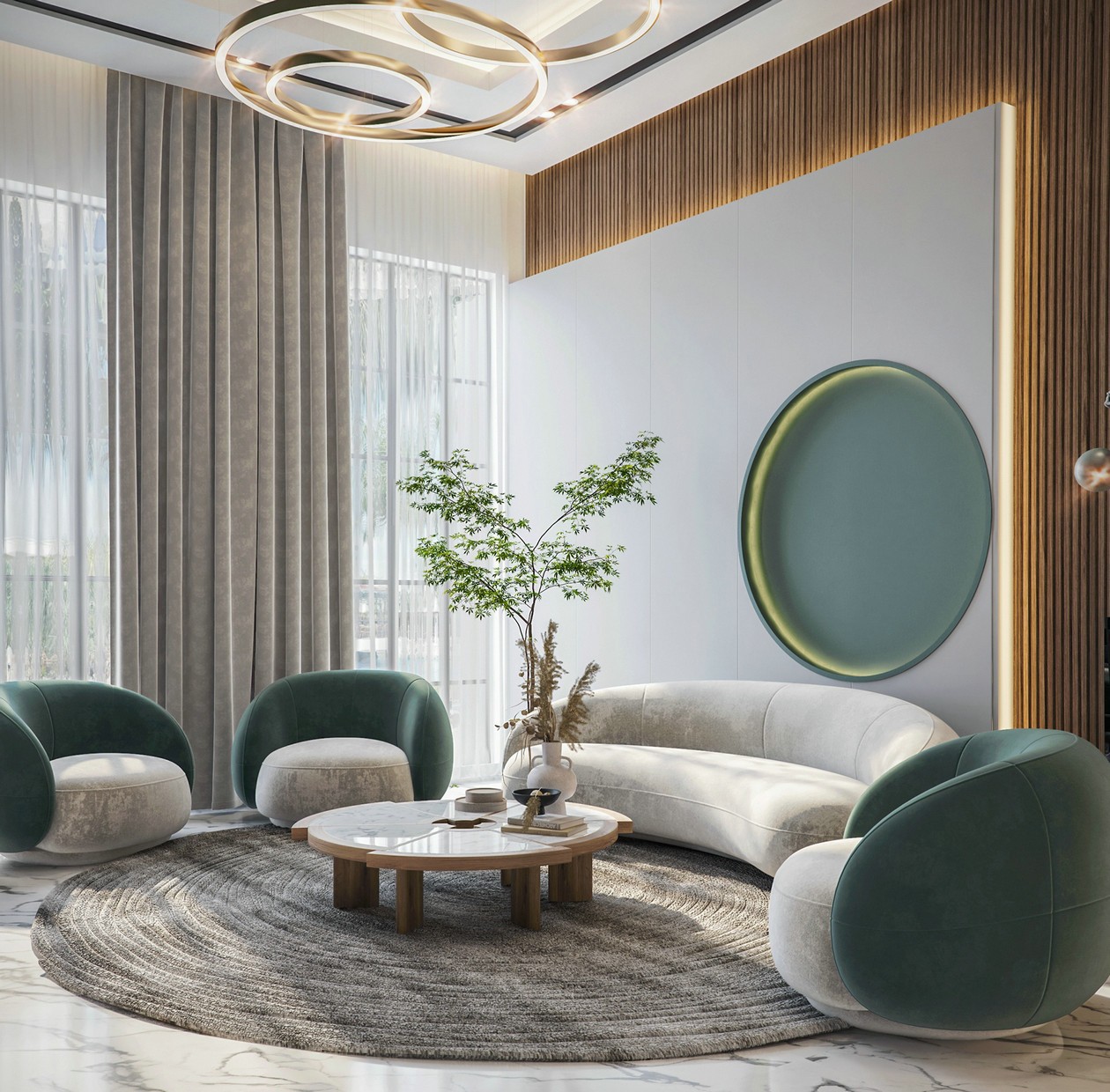 绿色系 低调色彩构筑精致生活-1