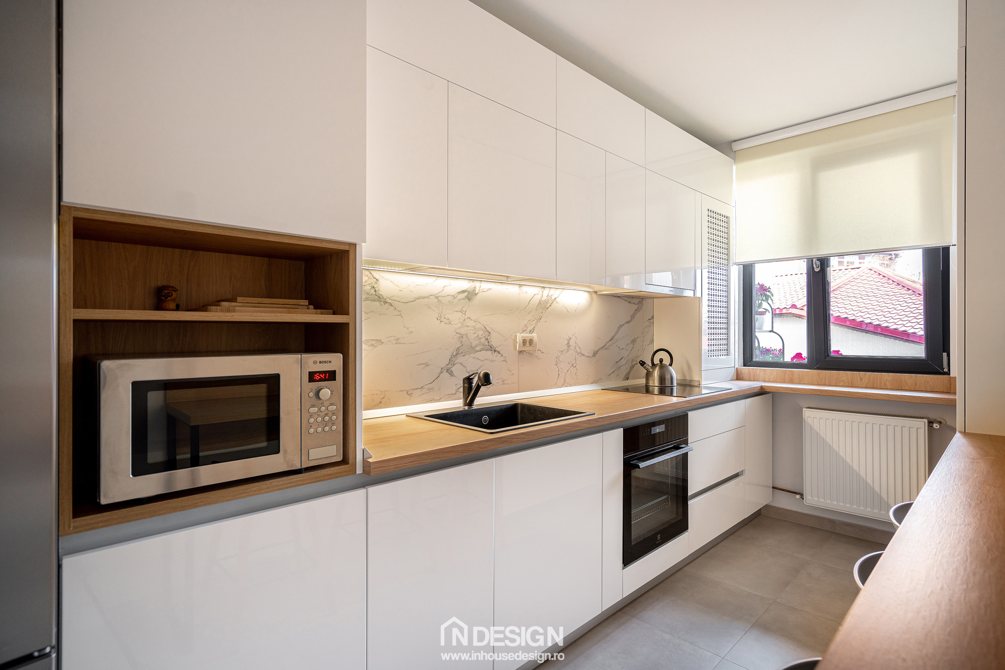 布加勒斯特91·5㎡三居室公寓斯堪的纳维亚风格装修丨罗马尼亚布加勒斯特丨In House Design-15