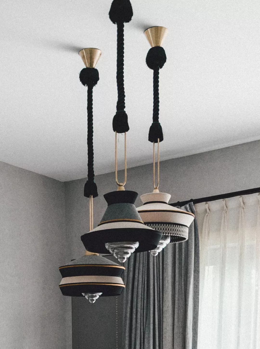 杭州竹径茶语排屋改造 | 现代质感与游牧图腾的混搭美学-36