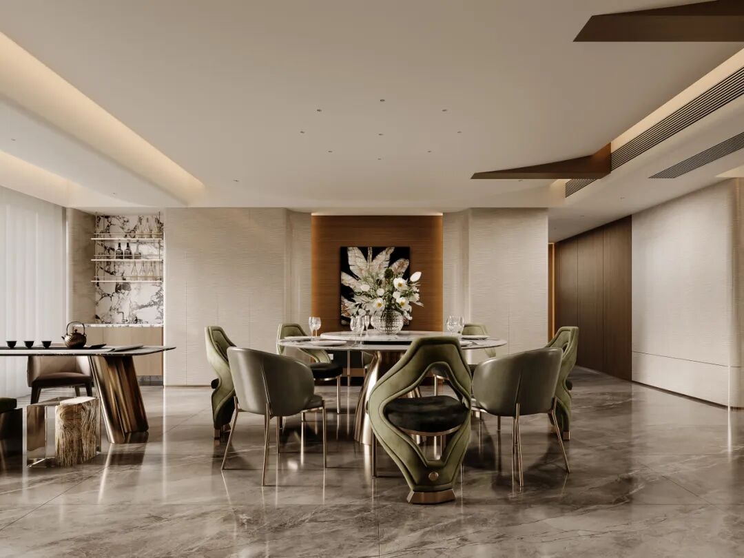 270㎡意式轻奢风 江山印·云玺丨中国阳江丨纵向·空间设计-13