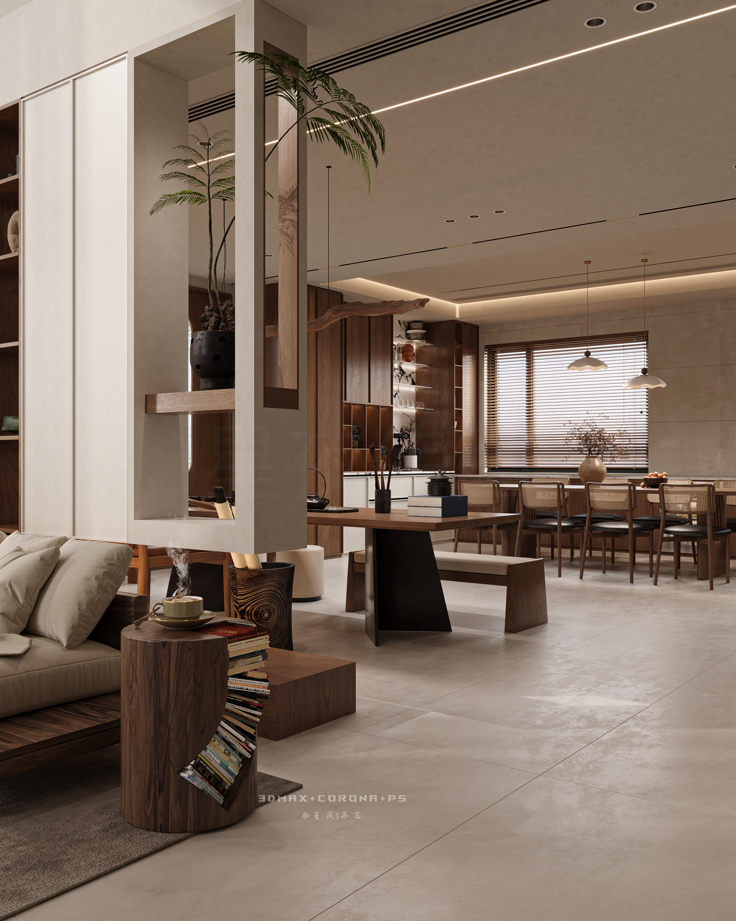 心灵栖息地：诧寂风装修，营造宁静致远的生活空间-5