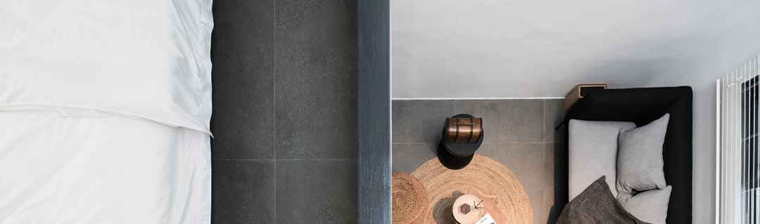 【周六案例放送】广州壹舍·汾阳里：从“坐困愁城”到“大隐于市”，静享清幽时光 | 费罗娜水泥瓷砖-19