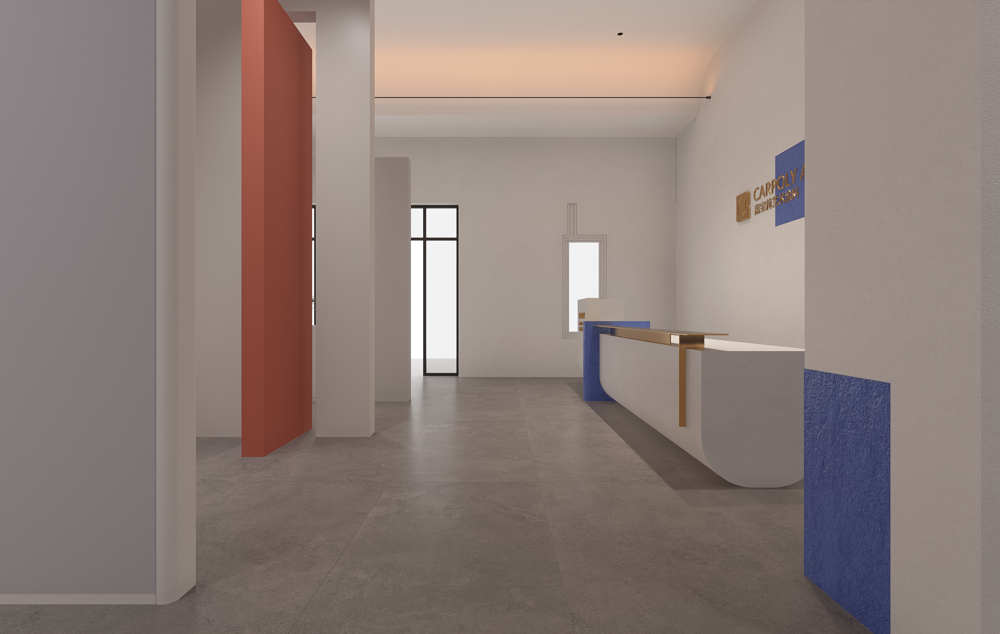 艺术漆展厅室内案例-12