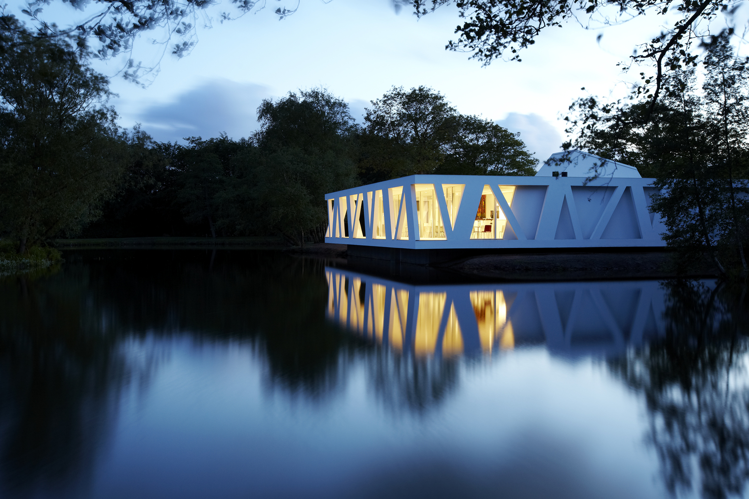 丹麦漂浮艺术博物馆·汉宁·拉森的湖畔杰作-32