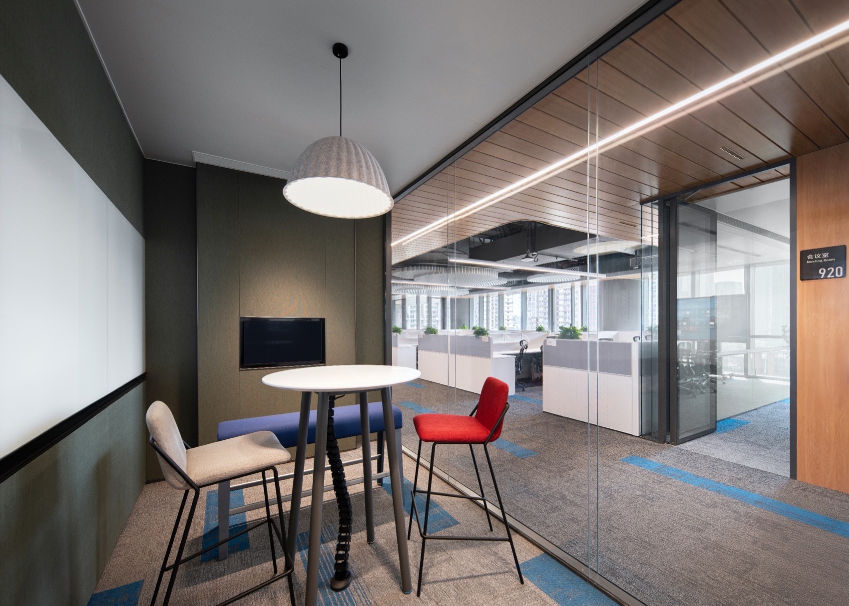 深圳前海微众银行总部大厦丨中国深圳丨室内J&A杰恩设计,机电BPS博普森,建筑美国SOM建筑事务所-45