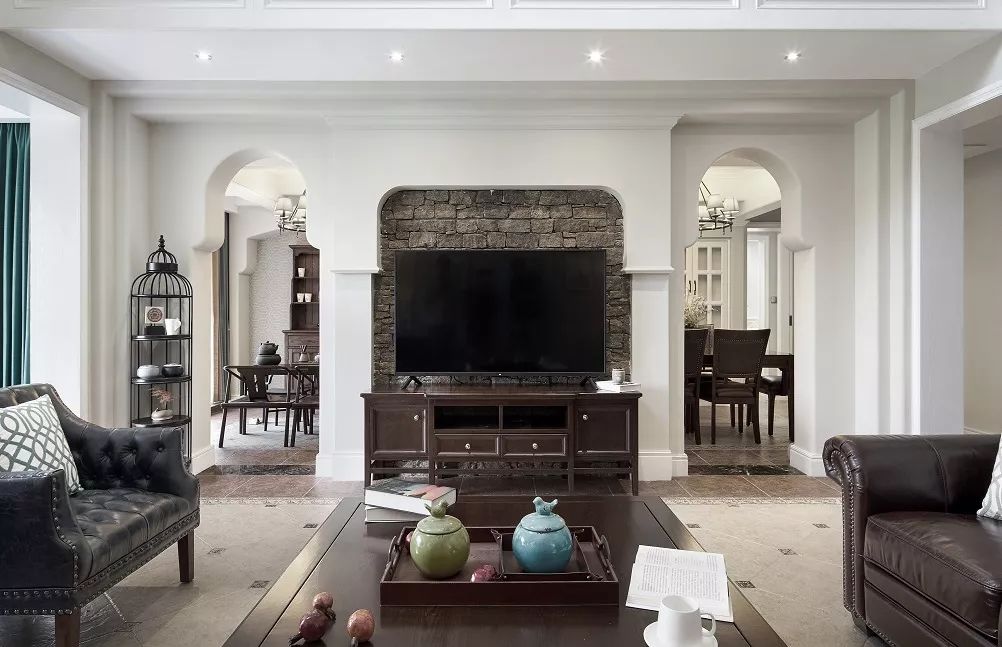 《远黛》 | 新中式风格,原木温暖,青蓝雅致,空间通透-101