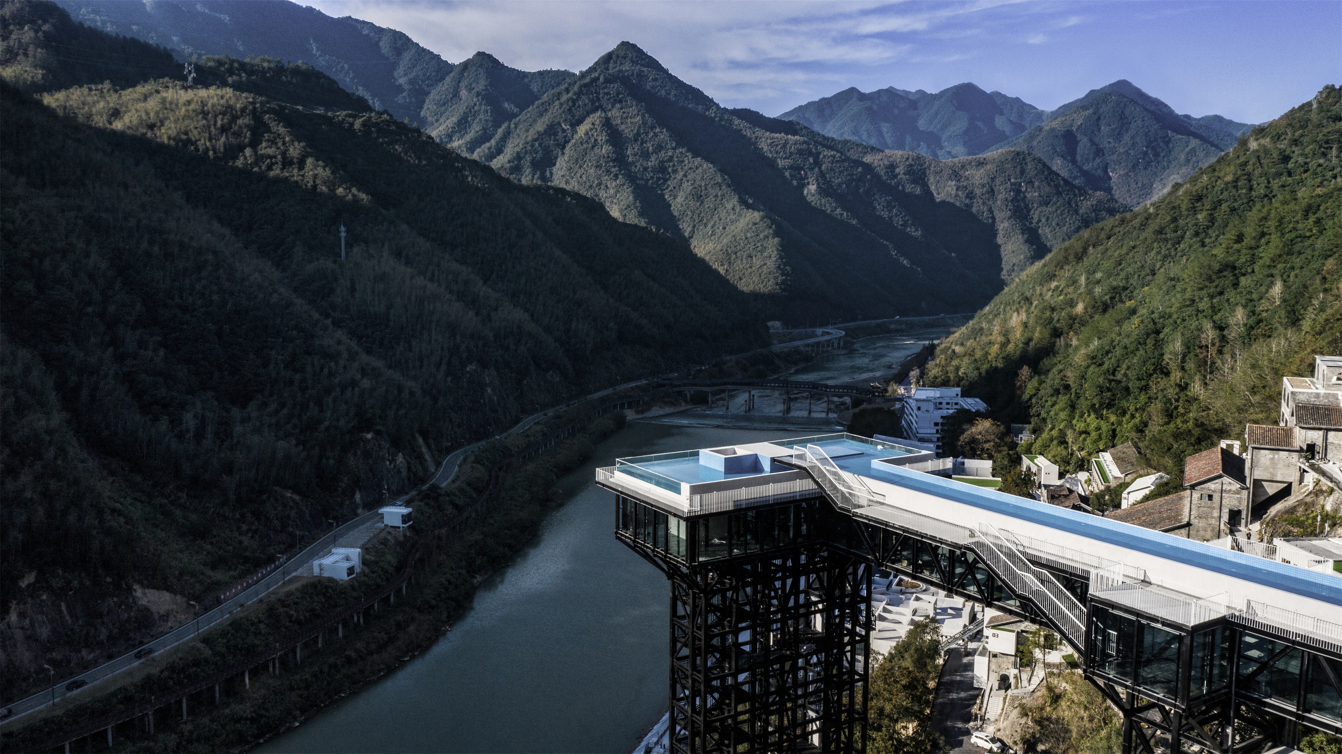 悬崖上的天空之城丨中国丽水丨美栽堂 • 筑造社-5