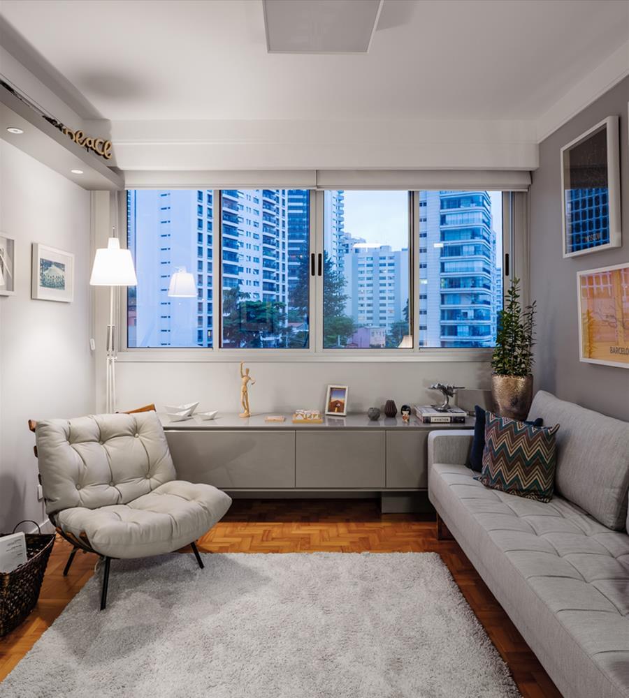 巴西 Apartamento Tutoia 公寓，温馨木色与自然光的完美融合-3