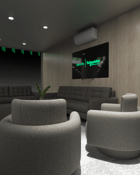 Schneider Electric Booth Stand - ADIPIC Exhibition 2025