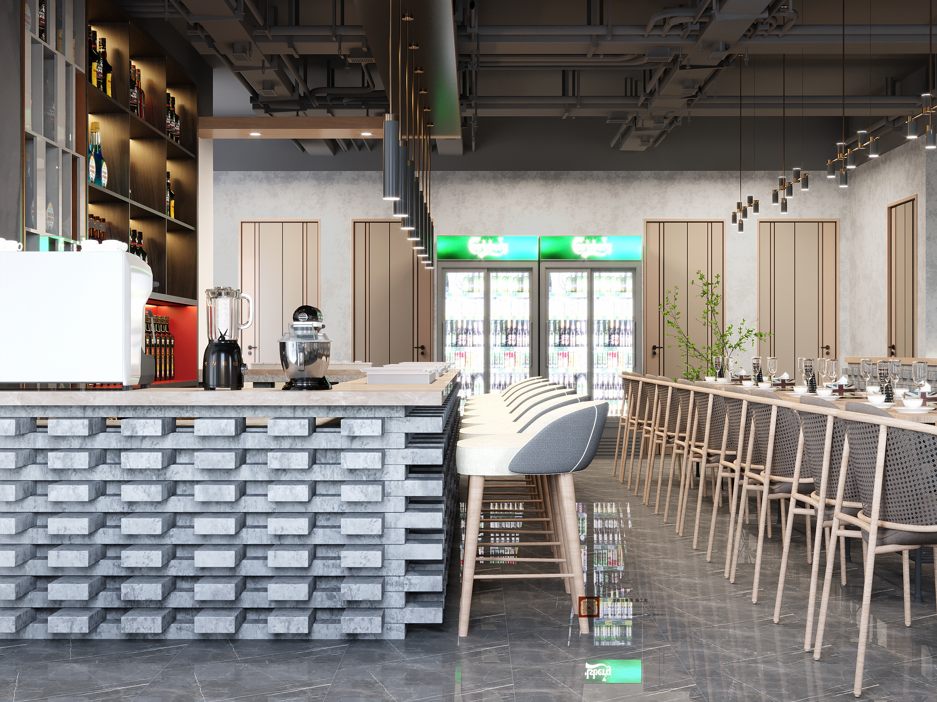 某咖啡厅设计案例-6