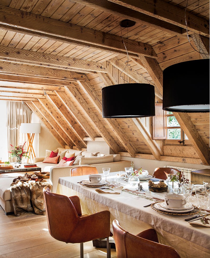 西班牙山脉中的温馨小木屋-8