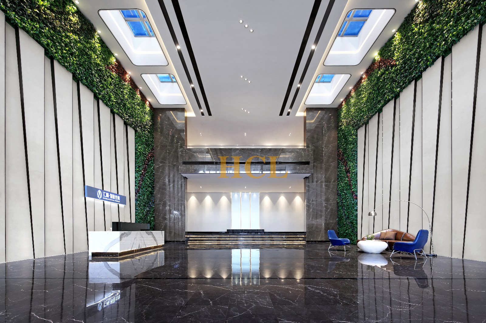 HCL汇隆智造空间办公楼室内外设计纵横云端-15