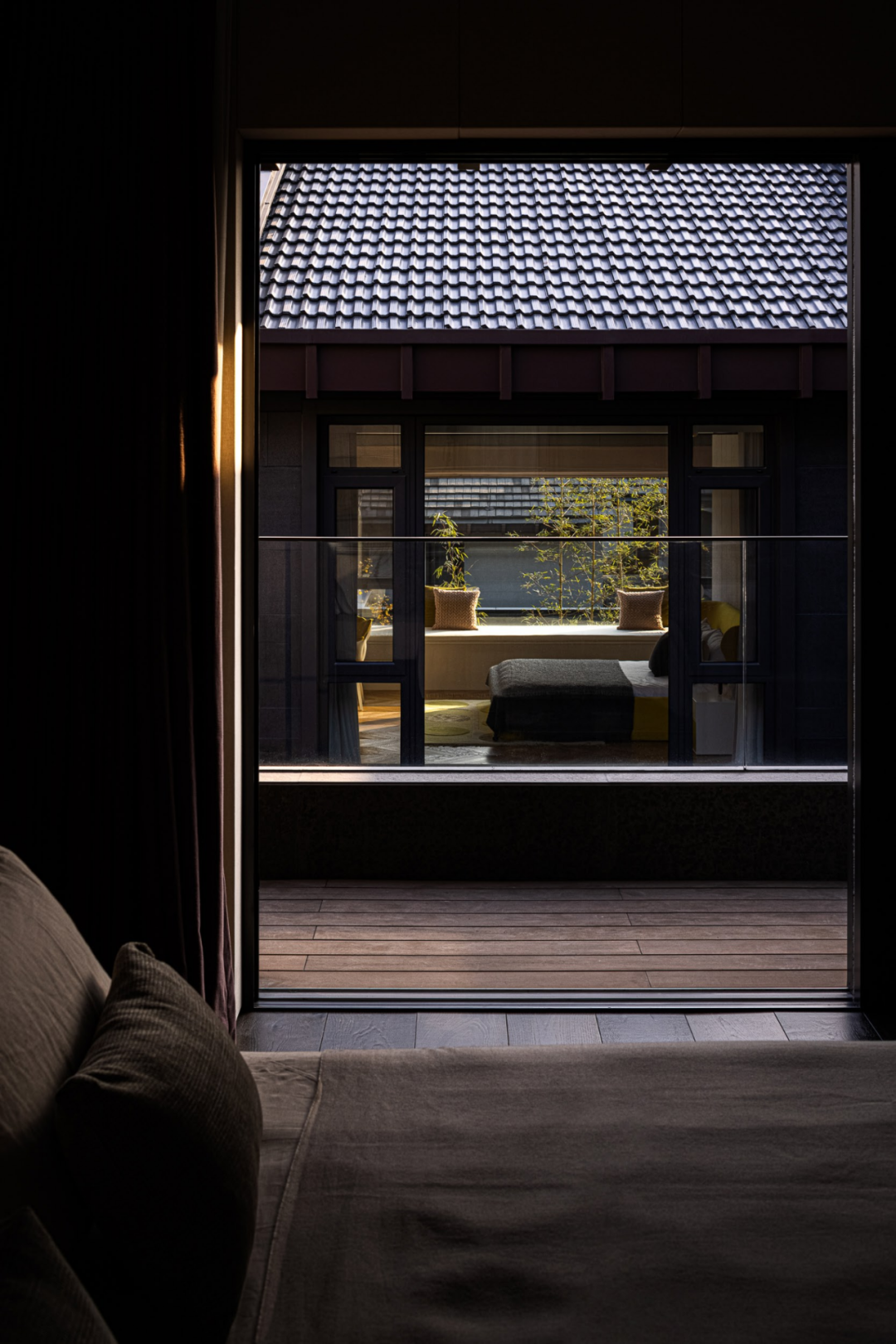 绿意盎然的简约卧室丨中国宁波丨林卫平设计师事务所-17