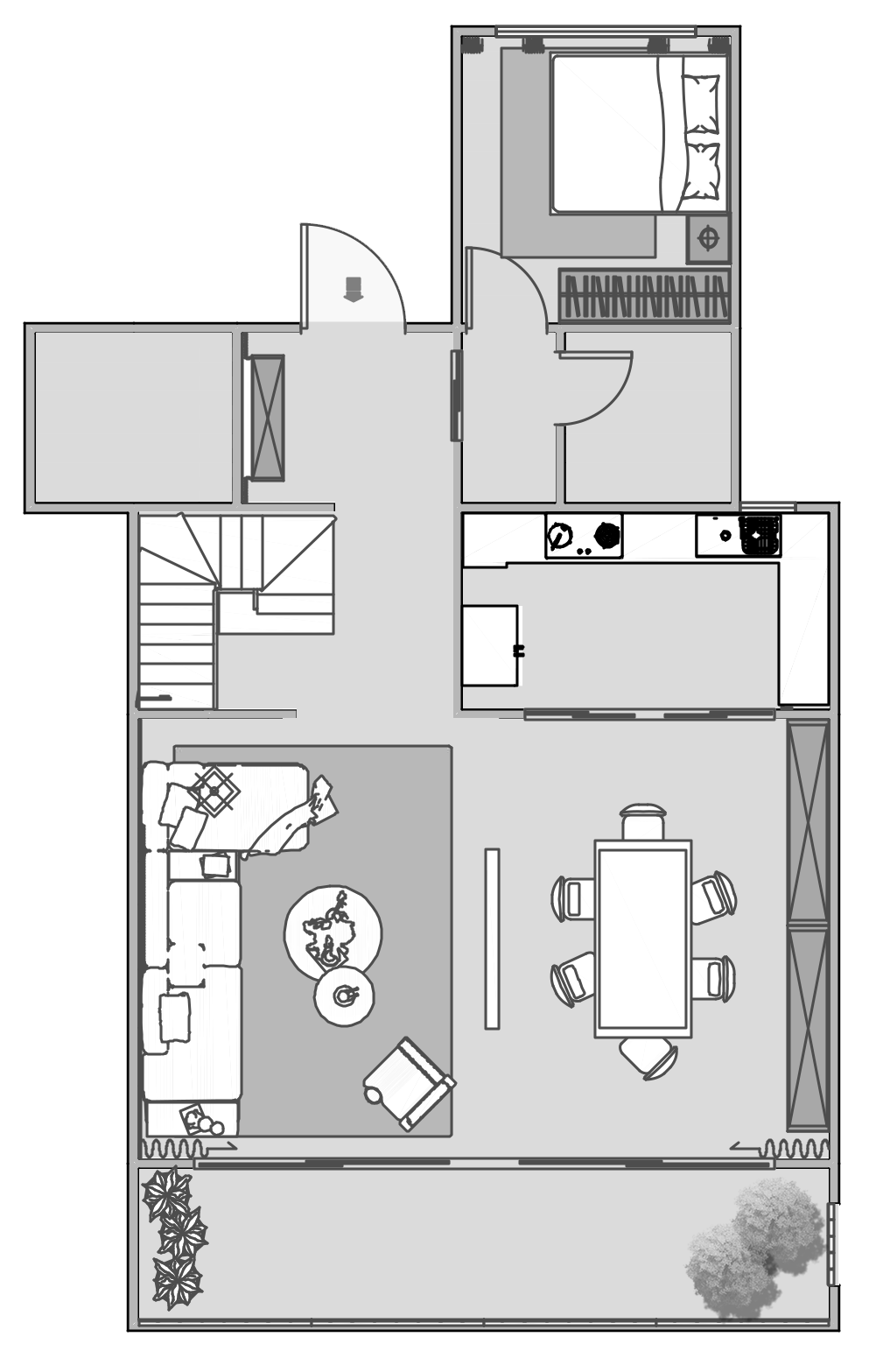 花漾摩登 · 现代简约风格与艺术元素的完美融合丨中国成都丨成都凡石空间设计-77