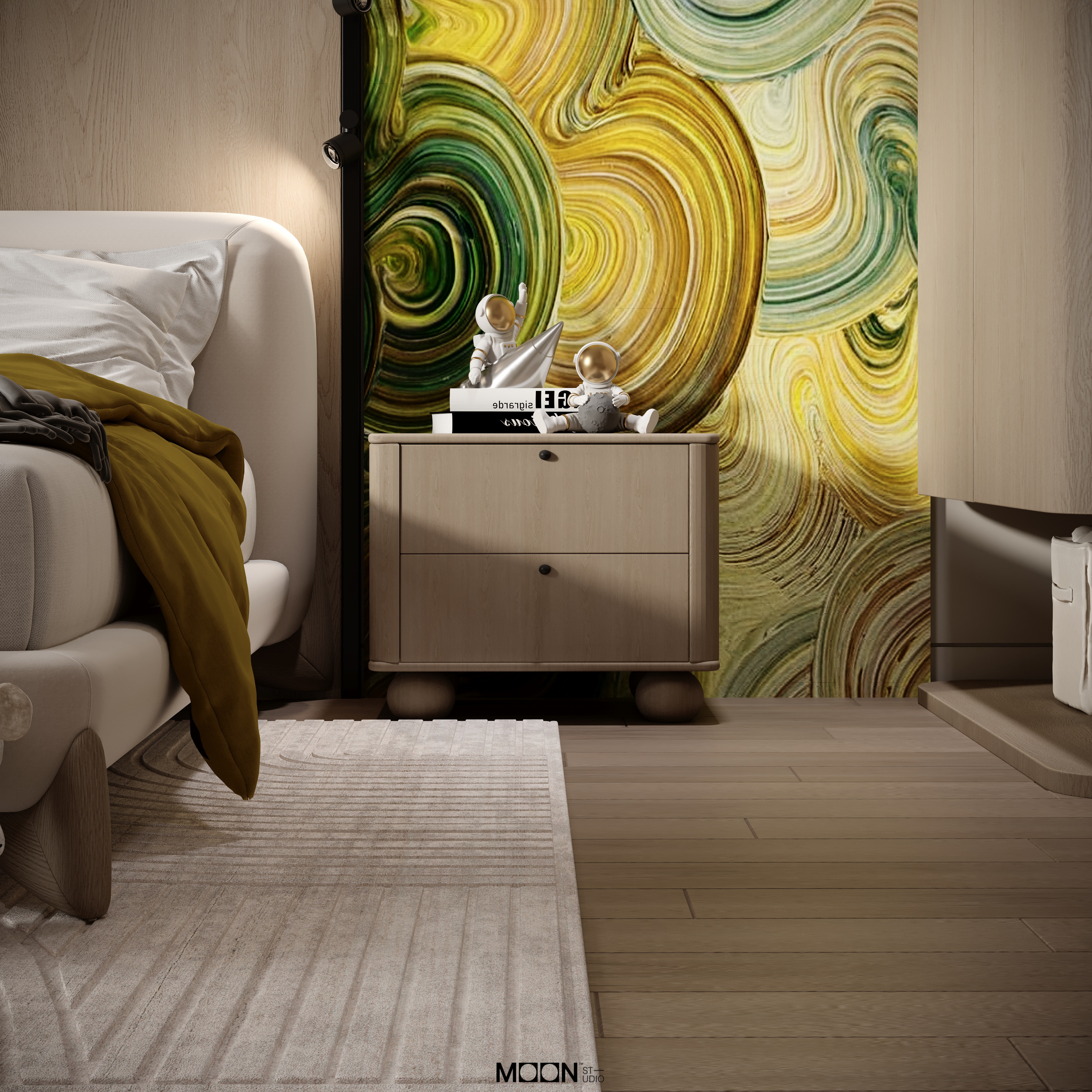 儿童卧室设计丨Moon Studio-11