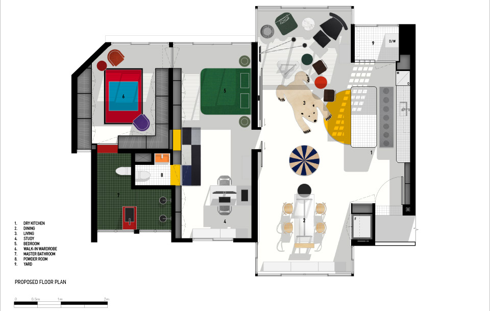 粗野派公寓改造丨新加坡丨SPARK-97