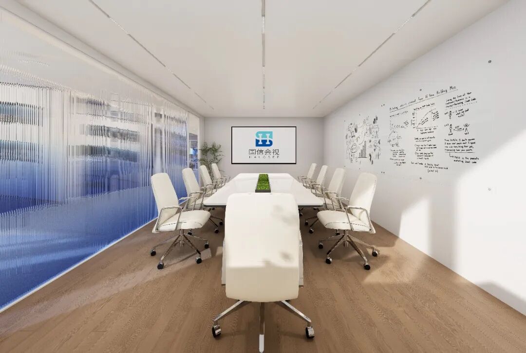 LKDESIGN丨国信会视集团办公空间设计案例-94