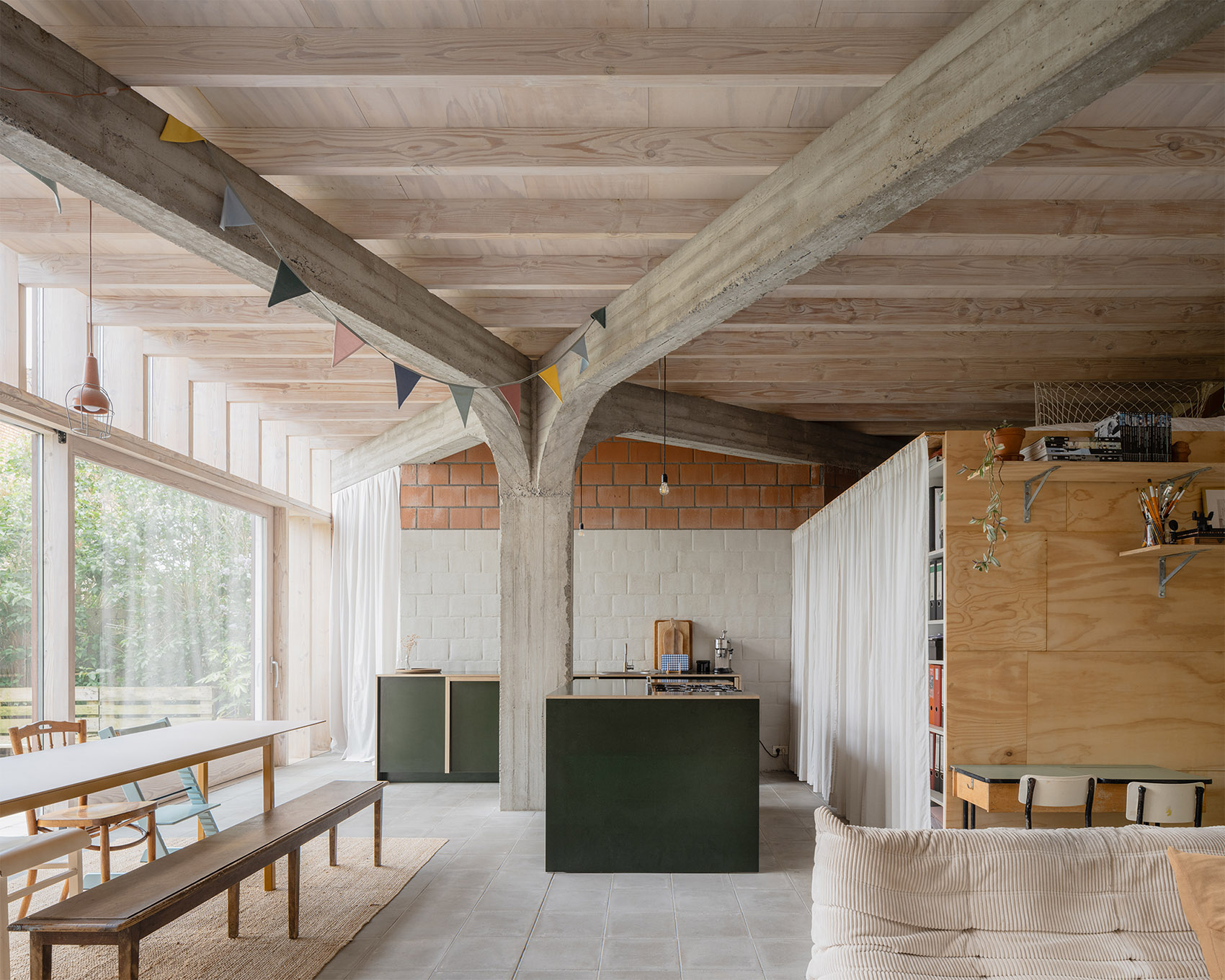 Tuin HUIS 住宅丨比利时丨Atelier Janda Vanderghote-30
