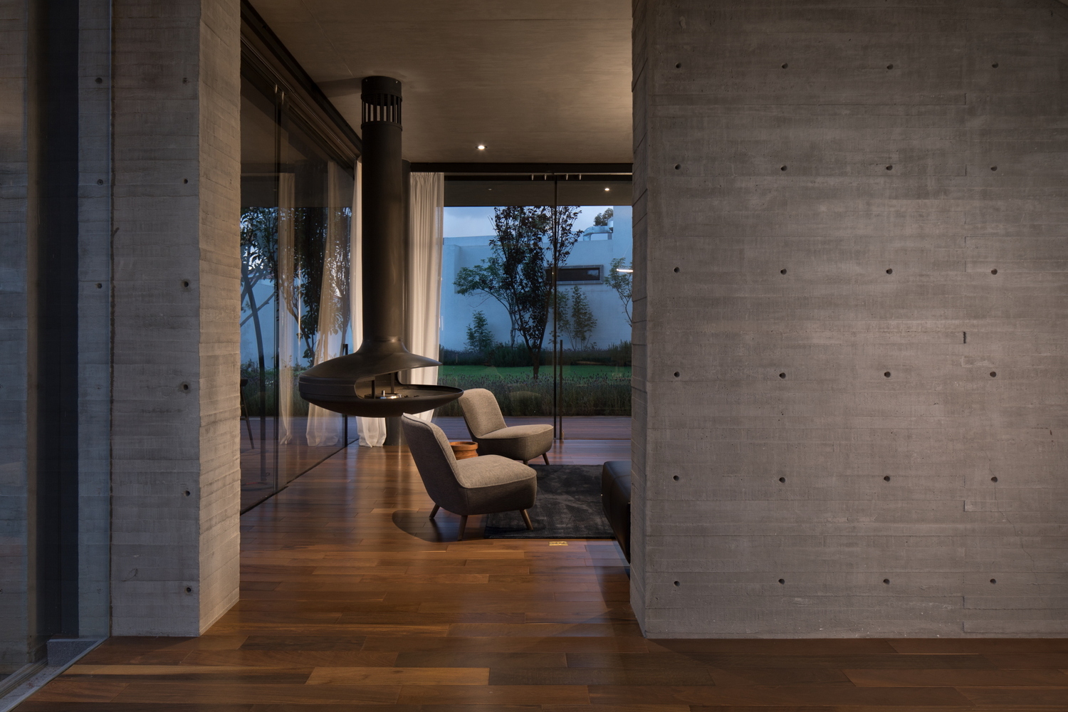 墨西哥 Casa Puebla 现代住宅 | 融入自然的室内生活-54