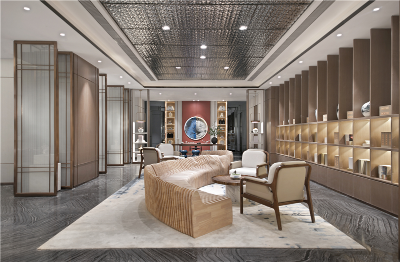 净水云端 | 优雅东方美学融入销售中心设计-55