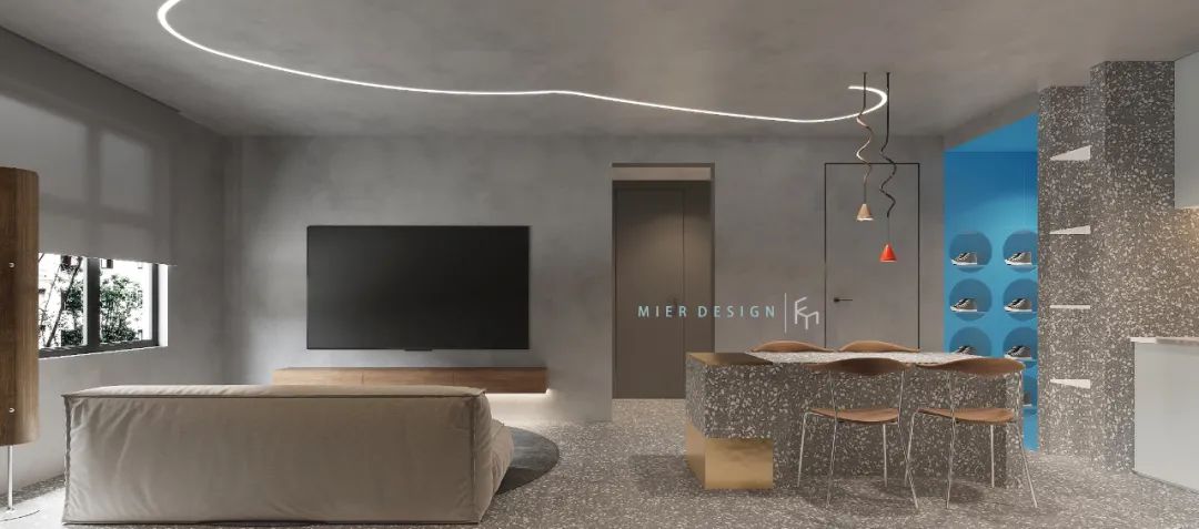 错位时空 · 银河浪漫子民的 70㎡空间之旅丨中国天津丨弥尔空间设计机构-12