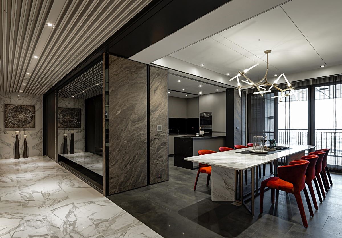 现代轻奢大宅的交叠设计美学-18