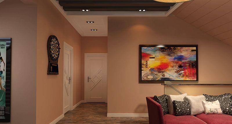 哈尔滨实创装饰打造盛和天下260平低调现代复式阁楼-11