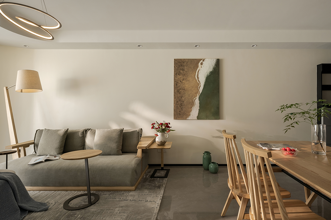 烟青色午后 · 90㎡简约温馨私宅设计丨中国镇江丨贾峰云设计研究室-10