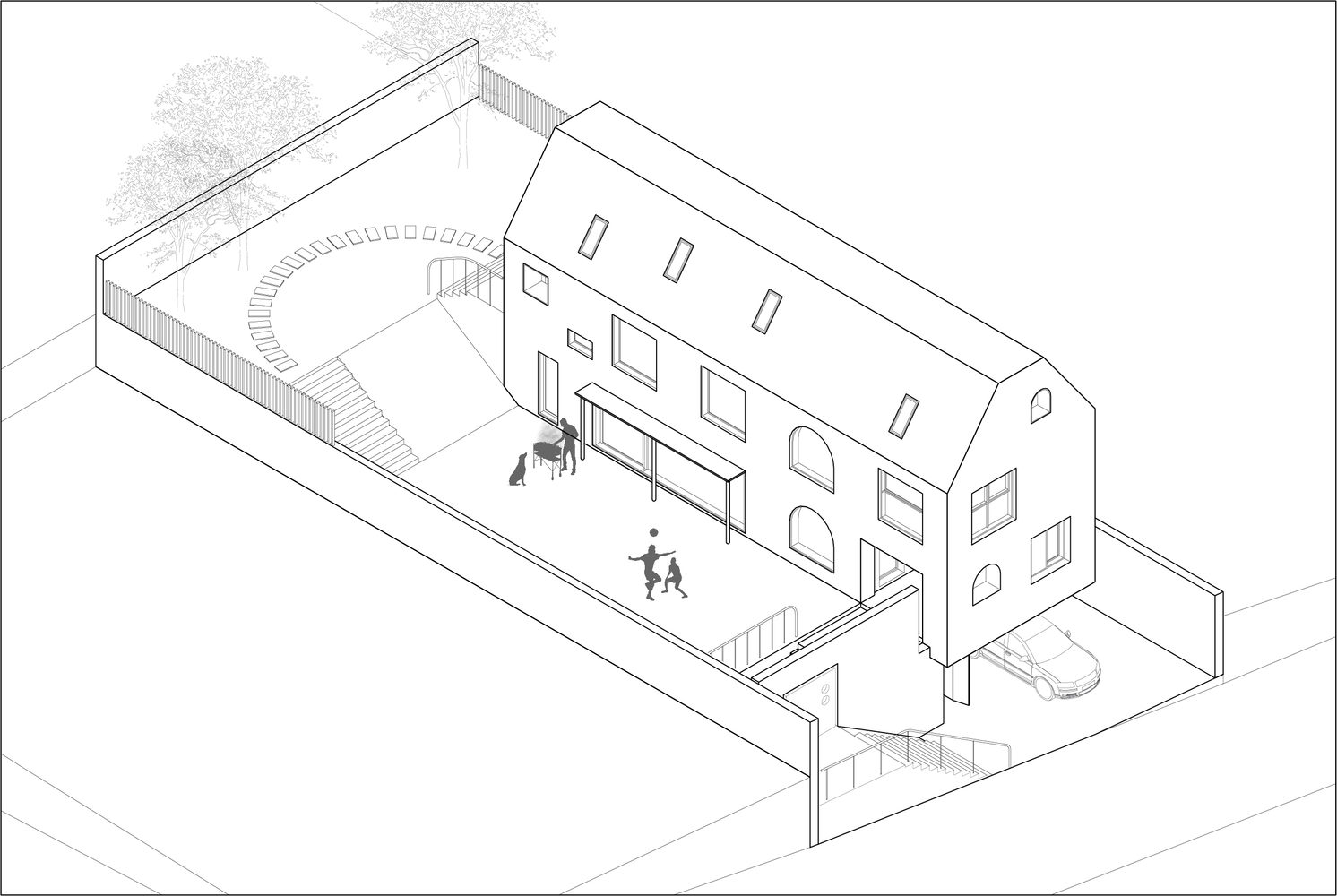 首尔郊区悬浮砖房· Zeppelin House-15