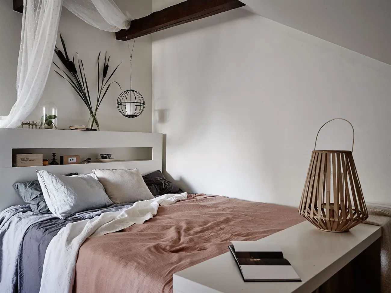 波西米亚风吊床，打造舒适温馨小户型-12