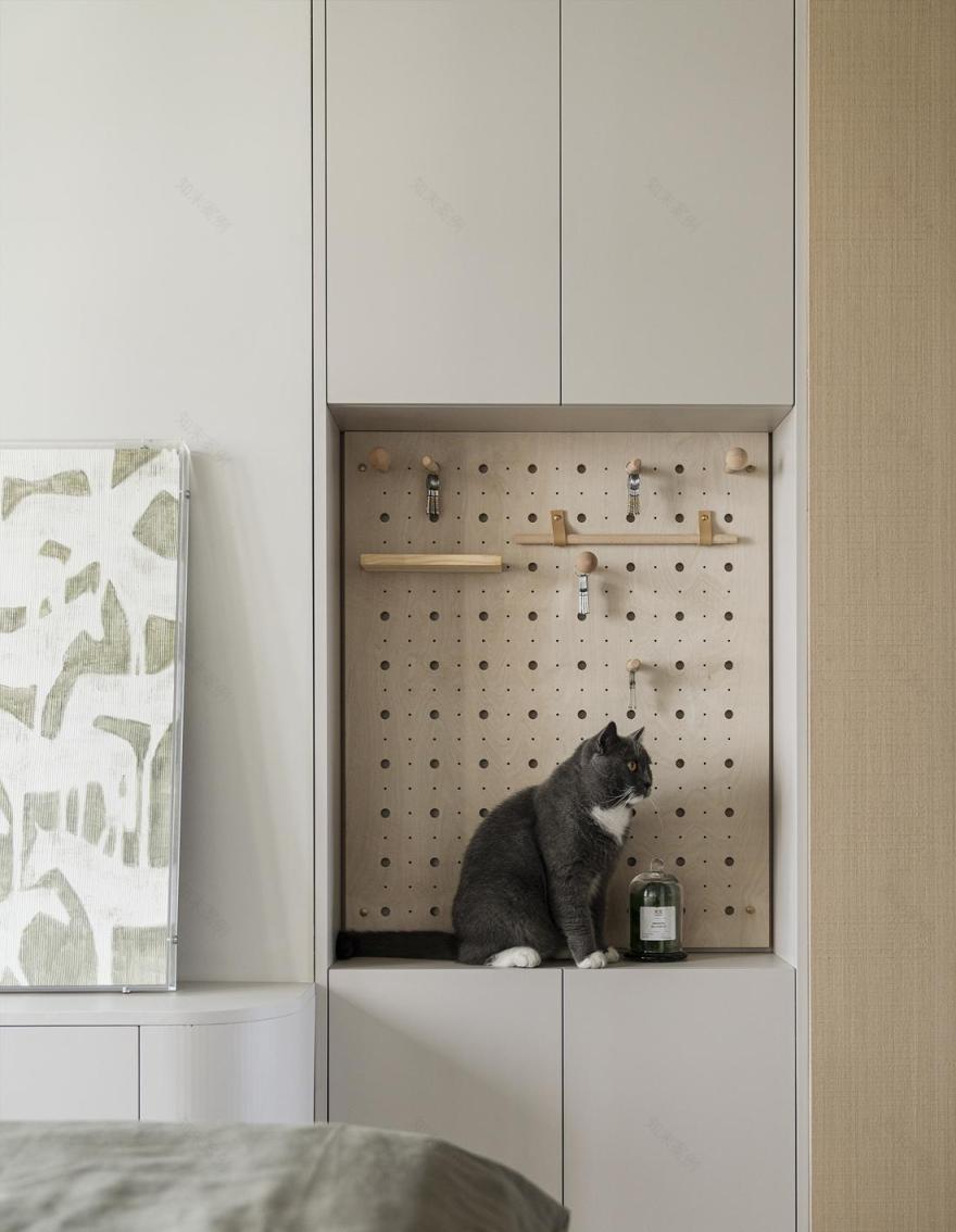 111㎡四口之家,低奢自然简约空间改造记-61