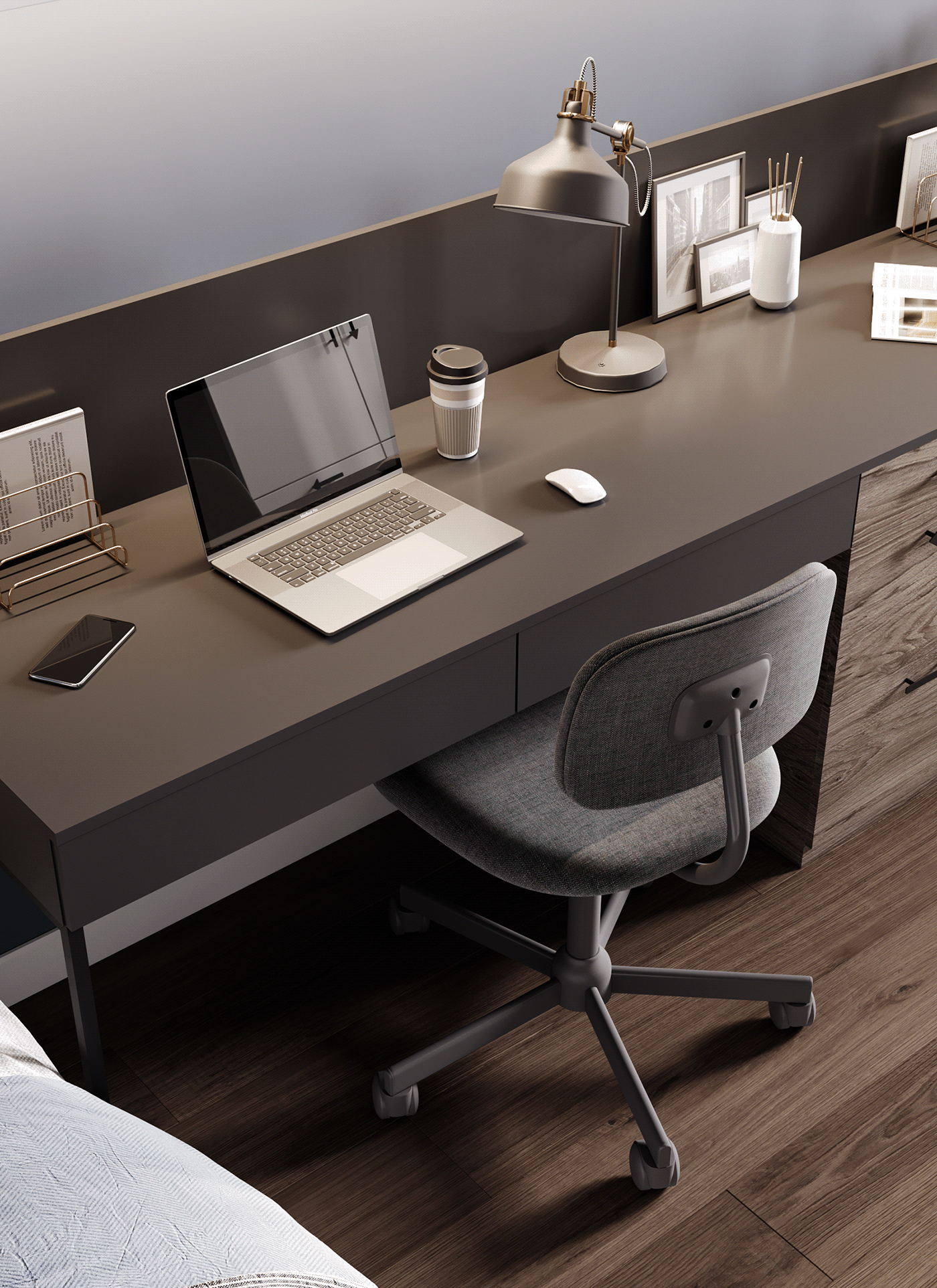 原木与高级灰 享受空间带来的欢畅-27