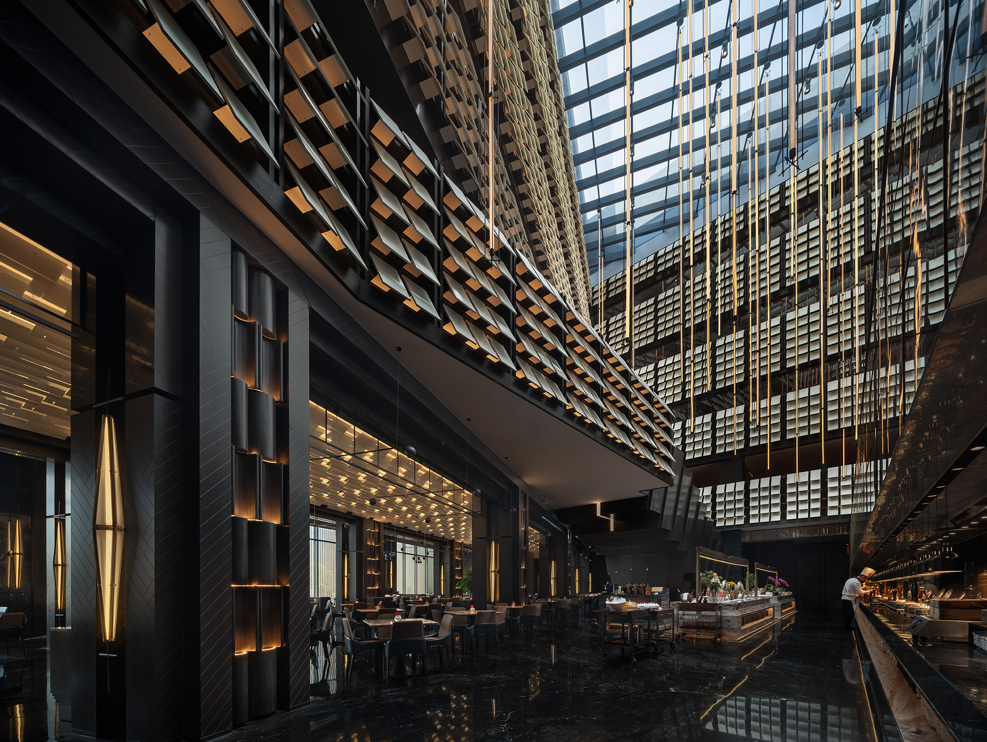 西安星河云谷酒店丨中国西安丨DJX对角线设计-5