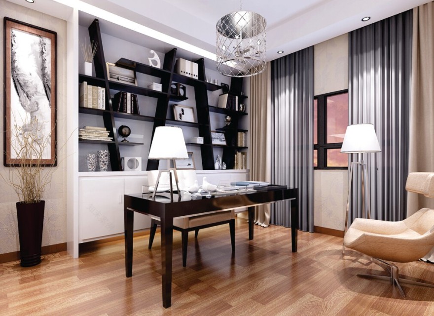 泉州三盛·四季公园现代简约复式住宅设计-9