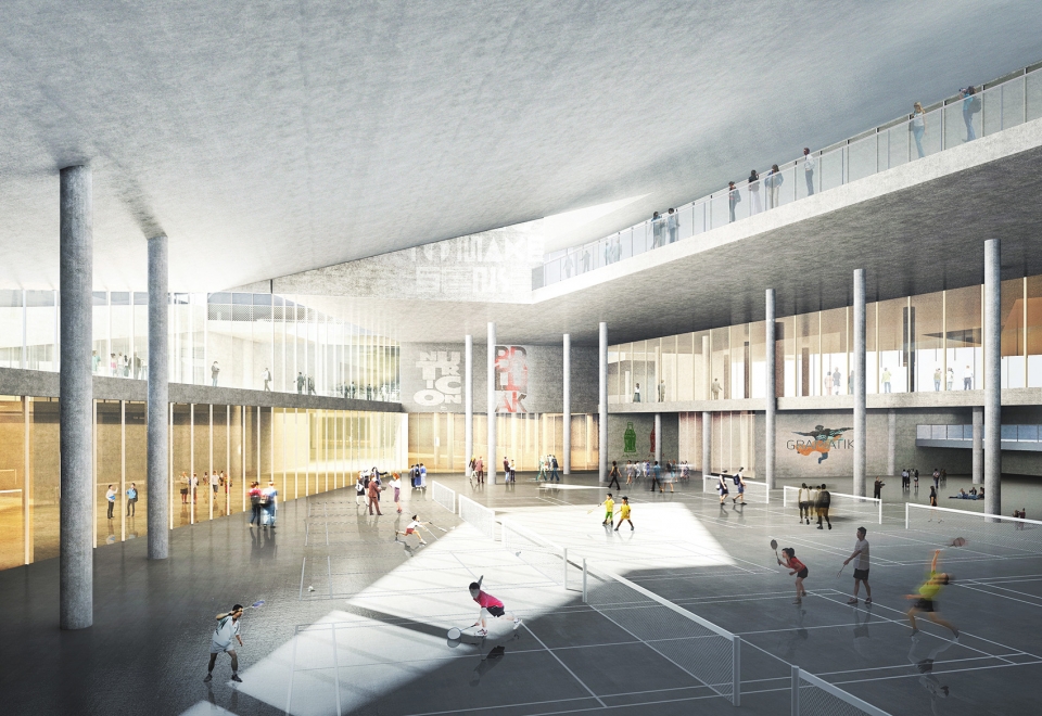 大浪文体中心中标方案 · 立方设计打造城市新地标-55