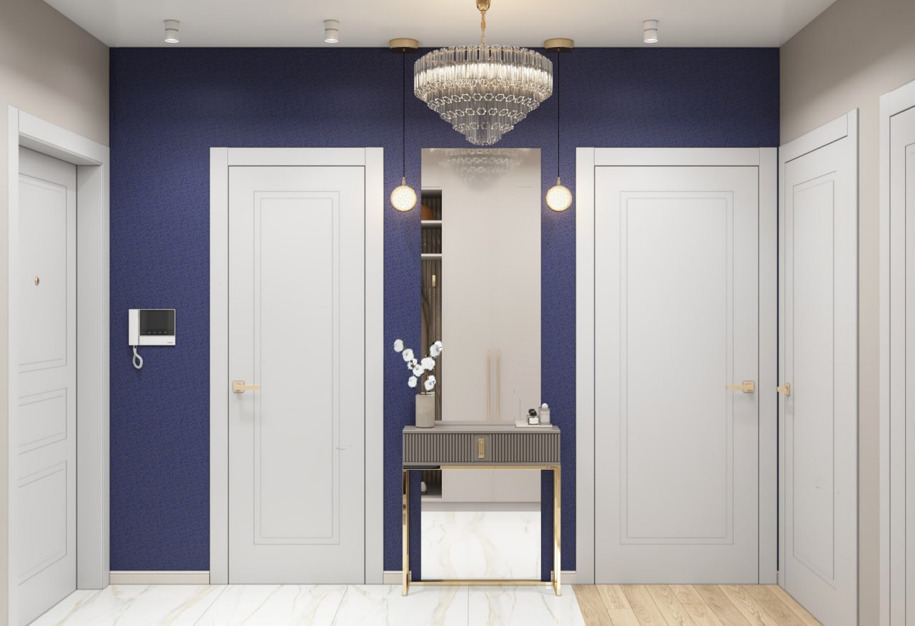 圣彼得堡明亮公寓室内设计丨俄罗斯圣彼得堡丨“Планировка хоум”工作室-11