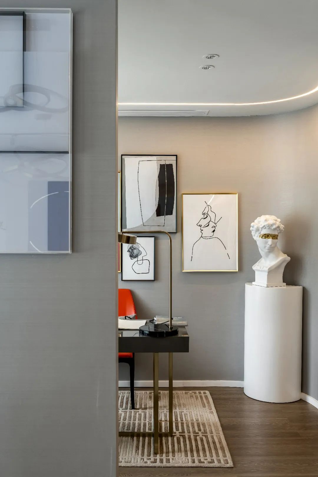 未来城高层 99 户型 | 克莱因蓝的现代艺术空间-20