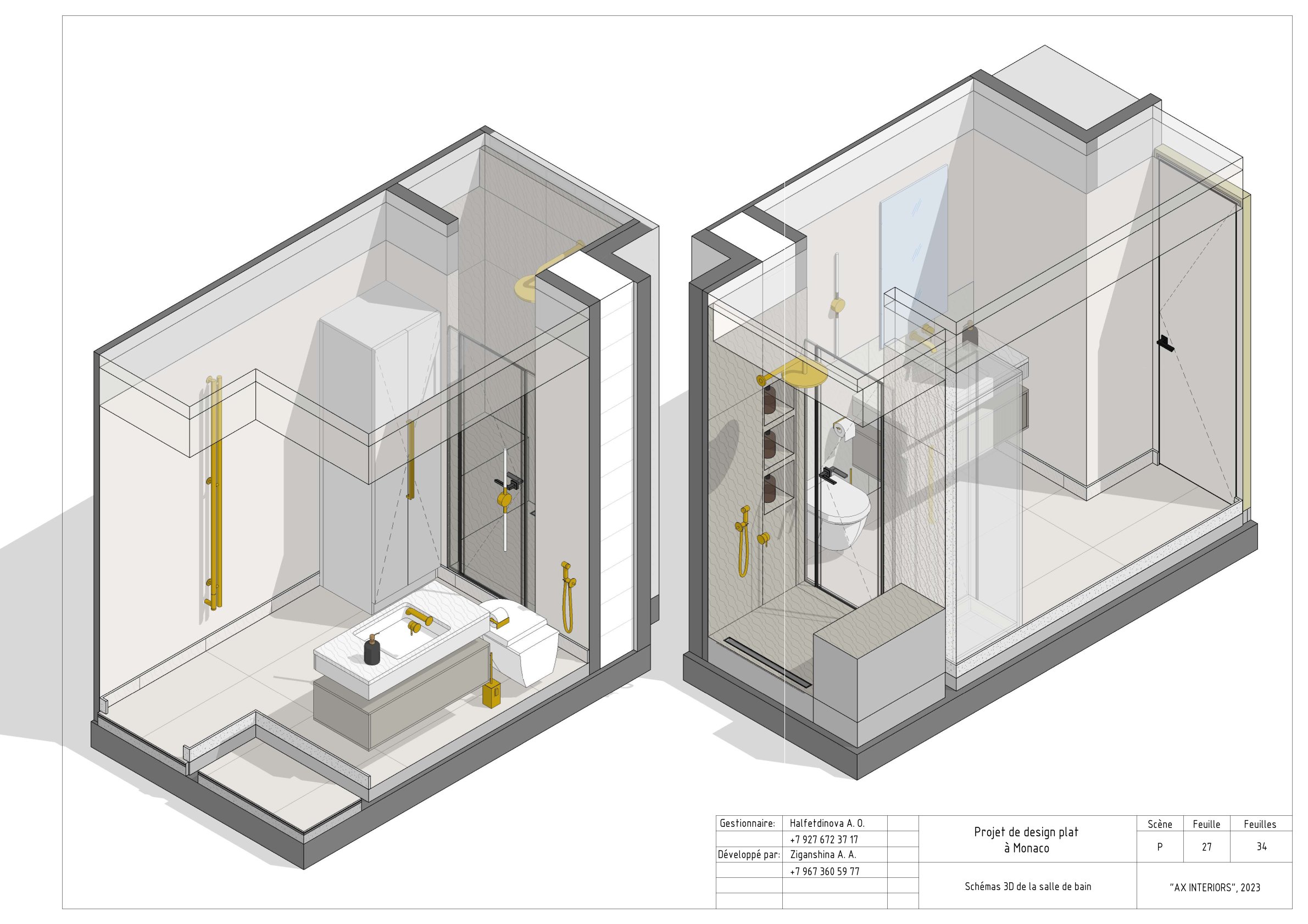 Working documentation of Monaco apartment-26